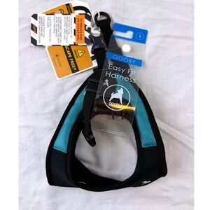 NEW Gooby Easy Fit Harness Turquoise Escape Free Small Dog Cat Padded Adjustable